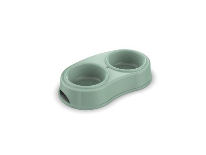 COBBYS PET Dvojmiska plastová 30x17x6cm 2x500ml
