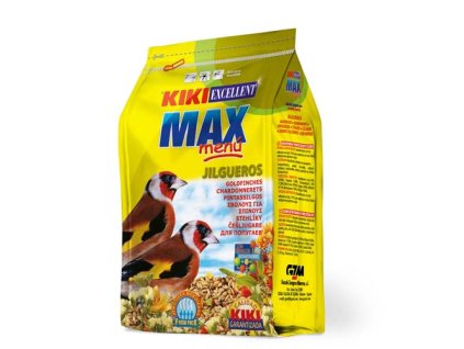 KIKI MAX Menu Goldfinches 500g ZIP drobné exoty-PINKY