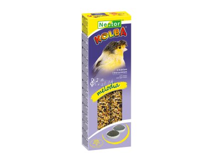 NESTOR MELODIA Tyčinka pre kanáriky s makom a nigerovým semenom 2ks 85g