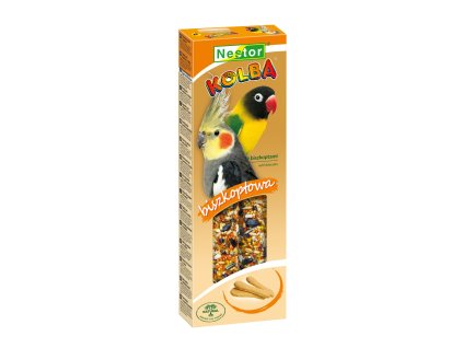 NESTOR Tyčinka pre papagáje s piškótami 2ks 115g