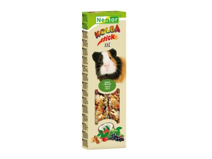 NESTOR Tyčinky XXL pre veľké hlodavce a zajace s ovocím a orechmi 2ks / 150g