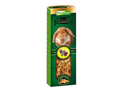 NESTOR PREMIUM STICKS tyčinky pre zajace 2ks pečené v chlebovej peci 115g