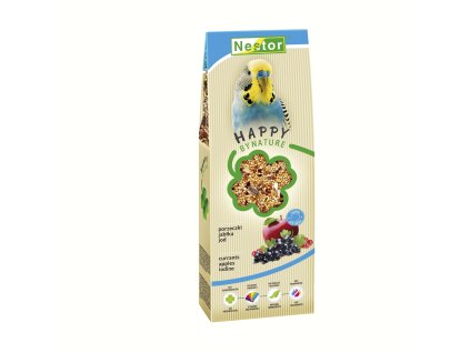NESTOR HAPPY krmivo pre andulky s jódom a ovocím 700ml/470g