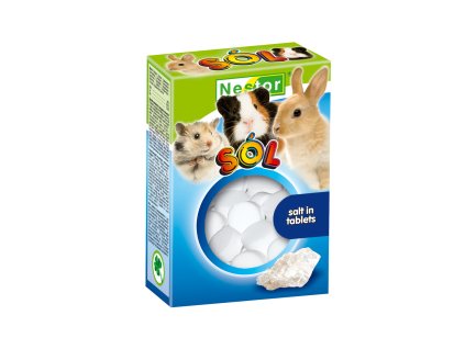 NESTOR Soľ v tabletách pre hlodavce 170g