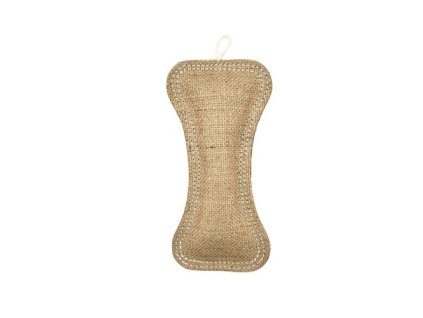 COBBYS PET Jutová kosť 20x10cm hračka pre psov