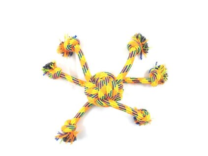 COBBYS PET Pavúk z lana 18cm hračka pre psov