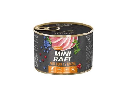 RAFI MINI paštéta s kačkou 185g - konzerva