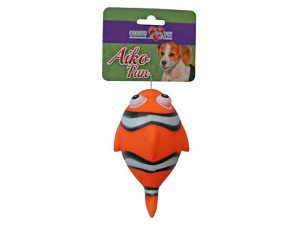 COBBYS PET AIKO FUN Ryba 13,6cm gumená hračka pre psov