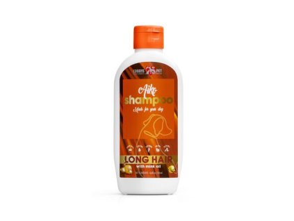 COBBYS PET AIKO LONG HAIR SHAMPOO WITH MINK OIL 250ml šampón pre psov s norkovým olejom
