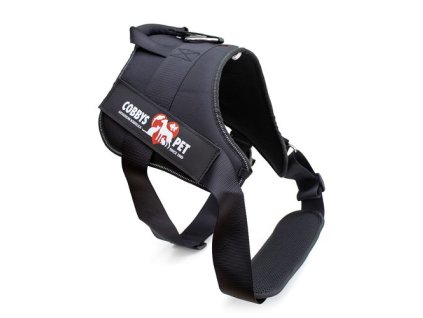 COBBYS PET Postroj K9 XXL 90-125cm čierny