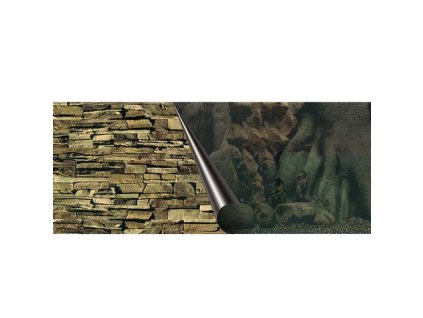 EBI Photo Decor Tree + Rock 120 x 50cm