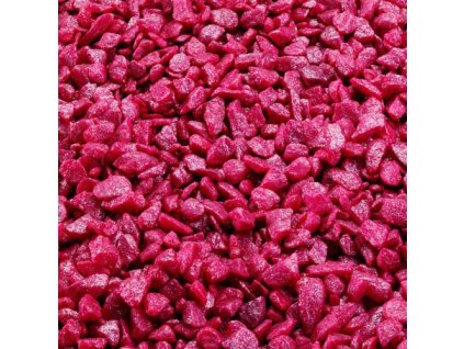 EBI AQUA DELLA Glamour Stone 6/9mm 2kg BRIGHT-RASPBERRY -Farebný trblietavý štrk do akvária