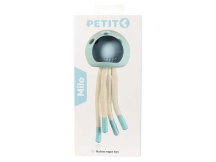 EBI PETIT MILO Hryzátko pre šteňatá a dospelých psov malých plemien modrá chobotnica 18x7x7cm