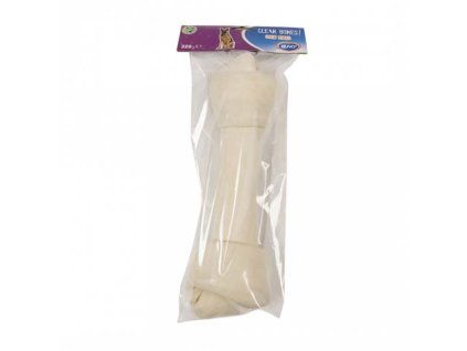 DUVO+ CELAN BONES! Uzol biely z byvolej kože 34cm 320g