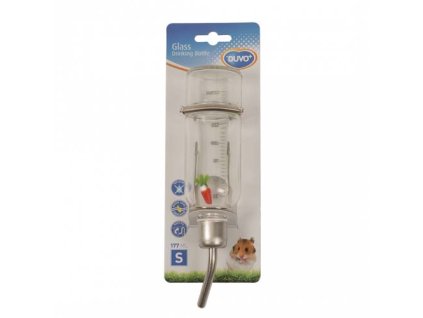 DUVO+ Sklenená napájačka pre drobné hlodavce -S 177ml