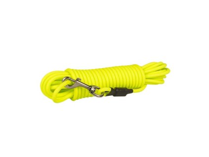 DUVO+ Explor Stopovacie vodidlo z PVC neónovo žlté lanko 15m/8mm