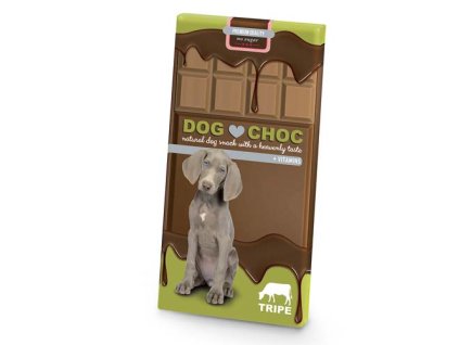 DUVO+ DOG CHOC Tripe 100g čokoláda pre psov bez cukru s držkami