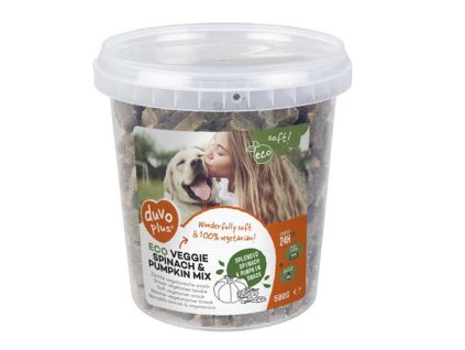 DUVO+ ECO VEGGIE Mäkká pochúťka so špenátom a s tekvicou 500g