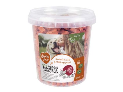DUVO+ ECO VEGGIE Mäkká pochúťka s mrkvou a červenou repou 500g