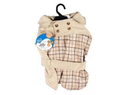 DUVO+ elegantná vesta pre psov L 60cm béžová
