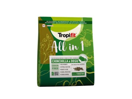 TROPIFIT ALL IN 1 Chinchilla & Degu 1,75kg krmivo pre činčily a degu