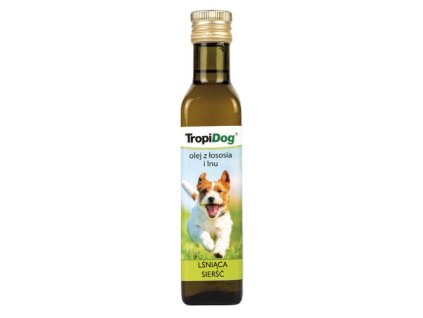 TropiDog Lososový a ľanový olej pre psov 250ml
