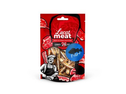 COBBYS PET LUCAT Meat sušené ryby 50g