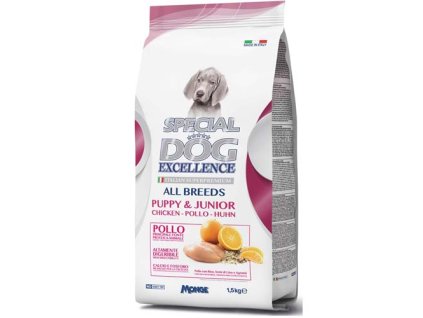 MONGE SPECIAL DOG EXCELLENCE ALL BREED PUPPY & JUNIOR 1,5kg superprémium pre šteniatka