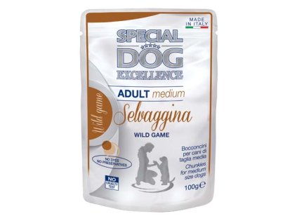 MONGE SPECIAL DOG EXCELLENCE MEDIUM Adult wild zverina 100g kapsička
