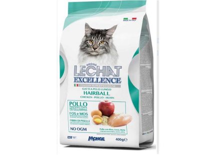MONGE LECHAT EXCELLENCE HAIRBALL 400g superprémiové krmivo pre mačky