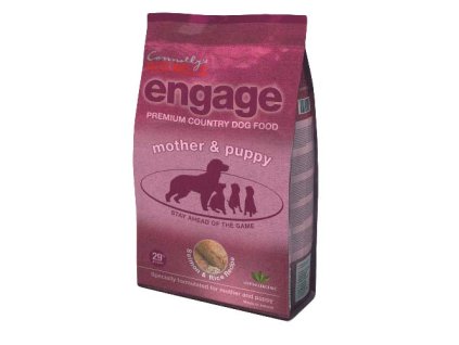 ENGAGE Mother & Puppy 3kg prémiové krmivo pre šteňatá, gravidné a dojčiace suky