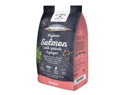 GO NATIVE Salmon with Spinach and Ginger 800g ultraprémiové krmivo pre psov s lososom, špenátom a zázvorom