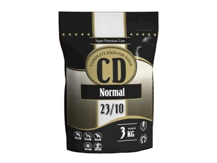 DELIKAN CD Normal 23/10 3kg Kompletné superprémiové krmivo s hydinovým a bravčovým mäsom pre dospelé psy