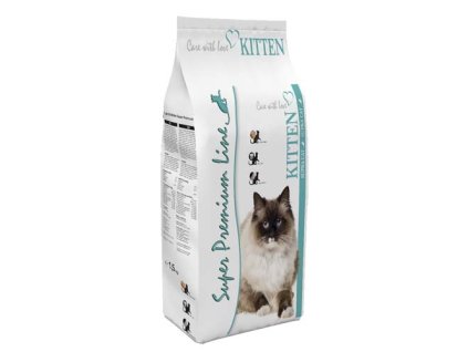 DELIKAN SUPRA CAT Kitten 1,5kg Krmivo určené mačiatkam s hydinovým mäsom a rybou