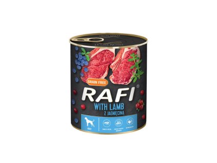 rafi dog adult jahnacie s cucoriedkami 800g