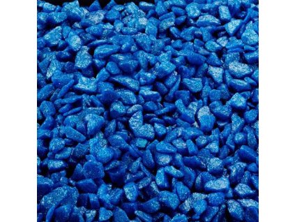 EBI AQUA DELLA Glamour Stone 6/9mm 2kg OCEAN-BLUE -Farebný trblietavý štrk do akvária