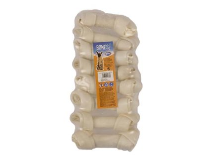 DUVO+ BONES! Viazaná byvolia kosť biela 13cm/8ks
