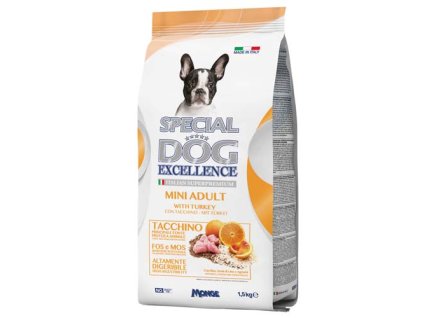 MONGE SPECIAL DOG EXCELLENCE MINI Adult 1,5kg morka superprémiové krmivo pre psov malých plemien