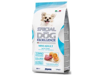 MONGE SPECIAL DOG EXCELLENCE MINI Adult 1,5kg tuniak superprémiové krmivo pre psov malých plemien