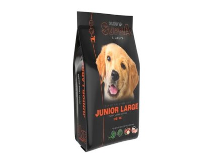 DELIKAN SUPRA Junior Large 3kg superprémiové krmivo s obsahom čerstvého mäsa pre šteňatá veľkých plemien