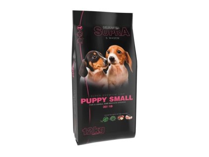 DELIKAN SUPRA Puppy Small 12kg superprémiové krmivo s obsahom čerstvého mäsa pre šteňatá malých a stredných plemien