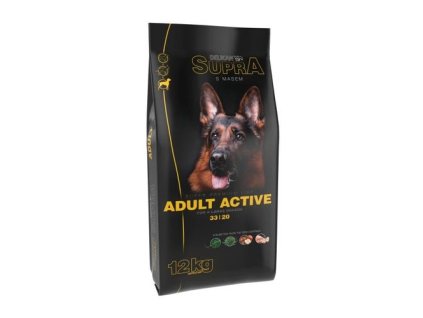 DELIKAN SUPRA Adult Active 12kg superprémiové krmivo s obsahom čerstvého mäsa pre aktívne dospelé psy veľkých plemien