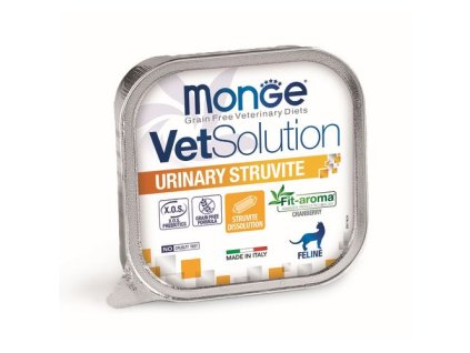 MONGE VetSolution Cat Urinary Struvite 100g paštéta pre mačky na rozpúšťanie struvitových kameňov