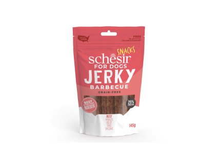 schesir dog jerky grain free bbq hovaedzie 145g