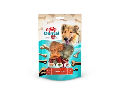 COBBYS PET AIKO Dental Little Zoo 6-7cm/25g 150g/6ks