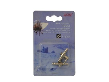 EBI Kovový ventil k hadičke 4/6mm 2 ks