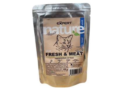 PET EXPERT kapsička pre mačku 100g pstruh nature