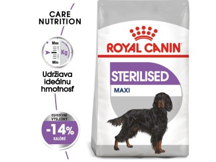 royal canin maxi sterilised granule pre dospelych kastovanych psov velkych plemien 407