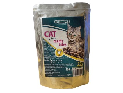 Cat Friend kapsička pre mačku 100g kuracia