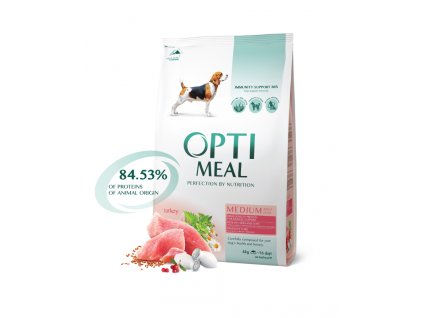 4 kg dog adult medium turkey 2